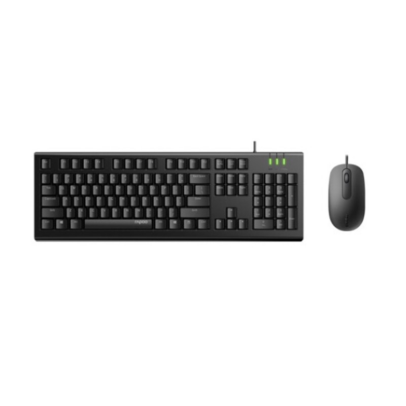 雷柏X120Pro键盘鼠标套装黑色(套)