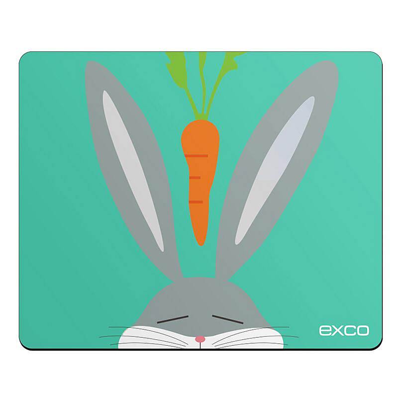 宜适酷（EXCO）萝卜兔可爱卡通动漫鼠标垫 大号  加厚创意游戏垫 MSP012