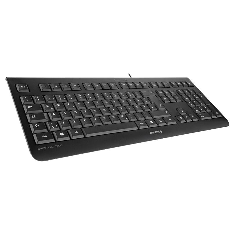 樱桃KC1000 JK-0800EU-2有线键盘黑色 (个)