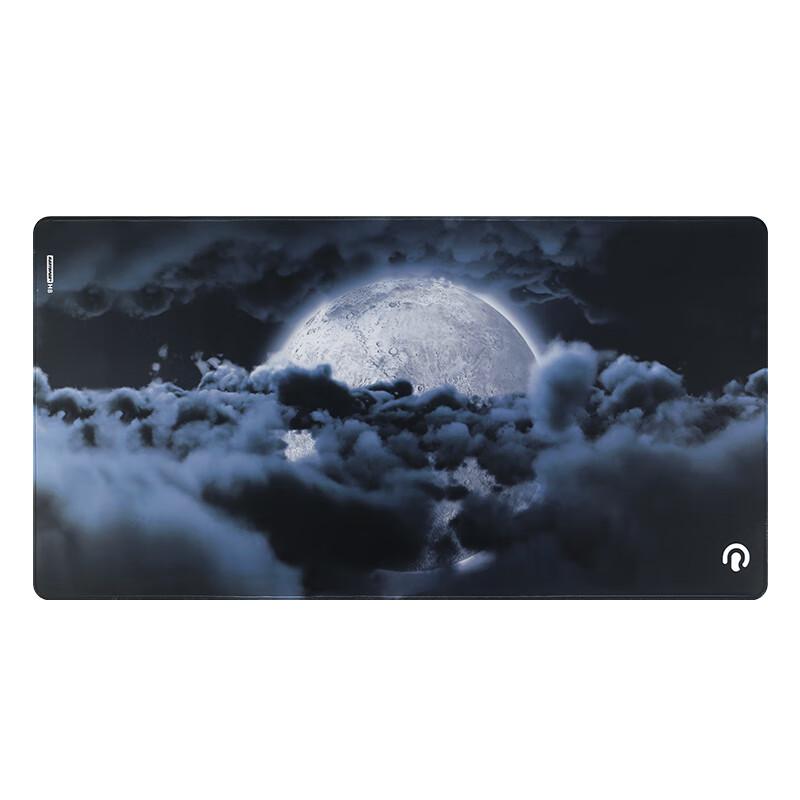 镭拓 H8+ 包边游戏鼠标垫超大桌垫 加厚鼠标垫键盘垫-云间月（张）