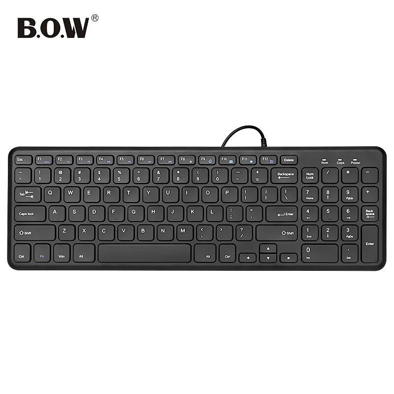 航世（B.O.W）HW156S-A有线键盘96键(单位：个)