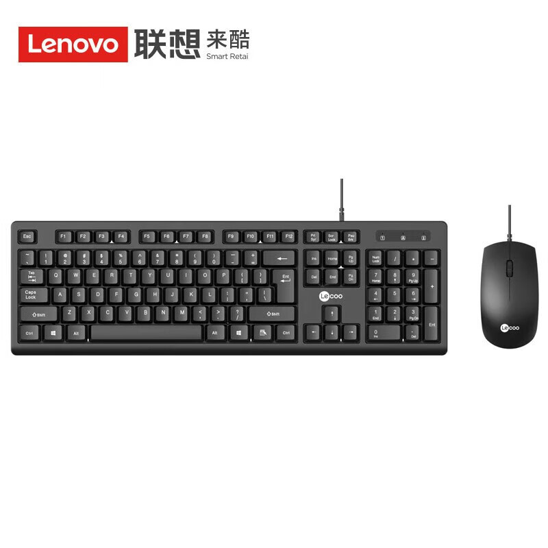 联想（Lenovo）来酷有线键盘鼠标套装 CM101商务键盘(单位：个)