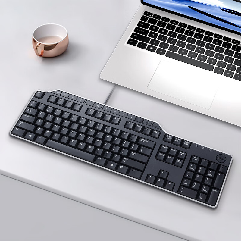 戴尔(DELL)KB522 有线键盘 办公键盘 商用键盘 多媒体键盘 USB插口 黑色(个)