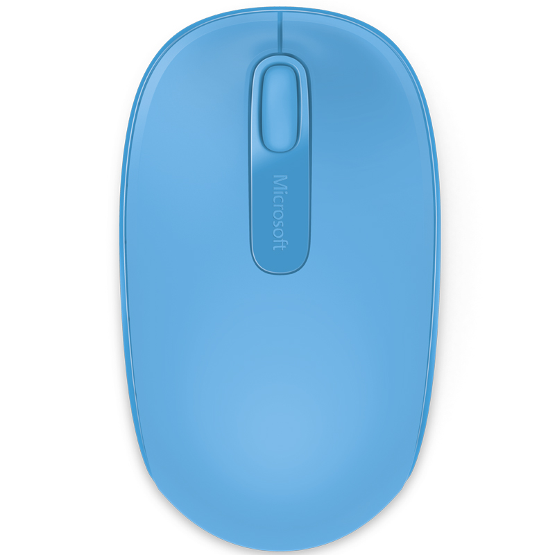 微软 (Microsoft) 无线便携鼠标1850 天青蓝 | 无线鼠标 轻巧便携 多色可选 办公鼠标(个)