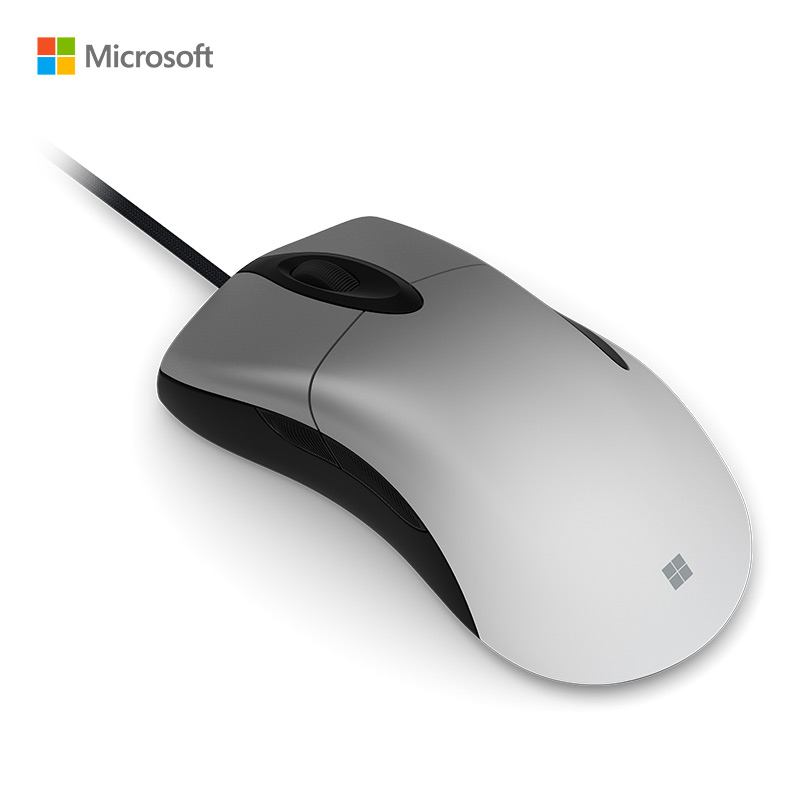 微软 (Microsoft) Pro IntelliMouse 银珀 | 有线鼠标 电竞光学引擎 16000DPI RGB尾灯 游戏鼠标(个)
