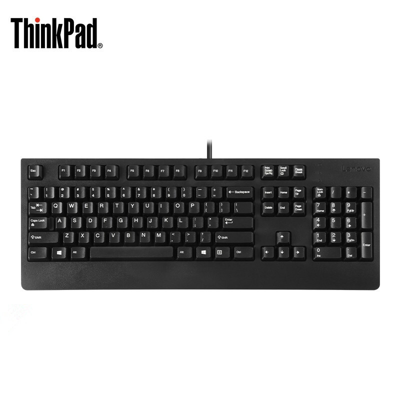 联想（Lenovo）Thinkpad标准USB有线键盘 4X30M86879黑色（个）