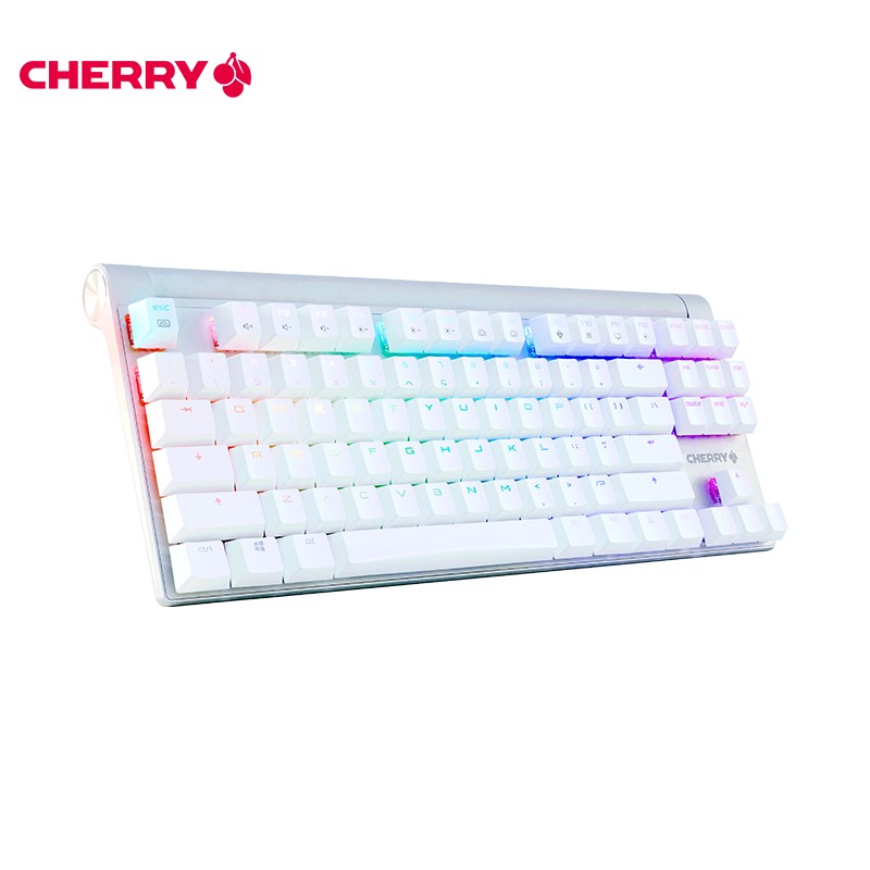 樱桃（CHERRY）MX8.0 G80-3888HXAEU-0 机械键盘  白色RGB樱桃茶轴（个）