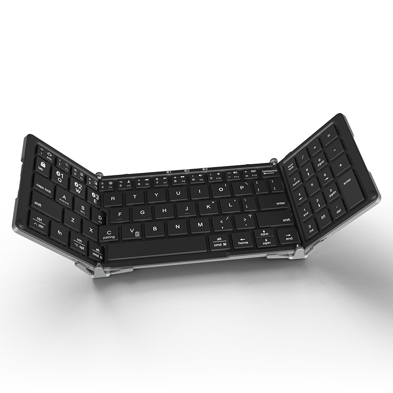 航世（BOW）HB166 可折叠无线蓝牙键盘黑色（个）