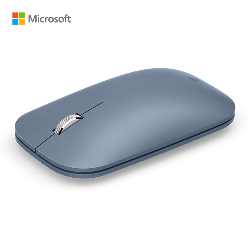 微软Surface Mobile Mouse便携蓝牙无线鼠标 冰晶蓝/金属材质滚轮/电池供电/支持手机 平板 笔记本（个）