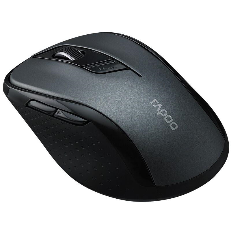 雷柏（Rapoo） M500W 无线蓝牙鼠标 办公鼠标 便携鼠标 充电鼠标 静音鼠标 多模鼠标 支持Qi无线充电 黑色（个）