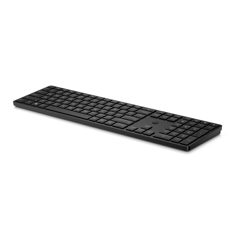 惠普（HP）455无线单键盘 商用超薄无线键盘笔记本台式机电脑通用 107键位2毫米键程 黑色（个）
