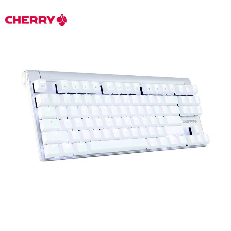 樱桃（CHERRY） G80-3880HUAEU-0/MX-Board 8 有线机械键盘 樱桃红轴白色（单位：把)
