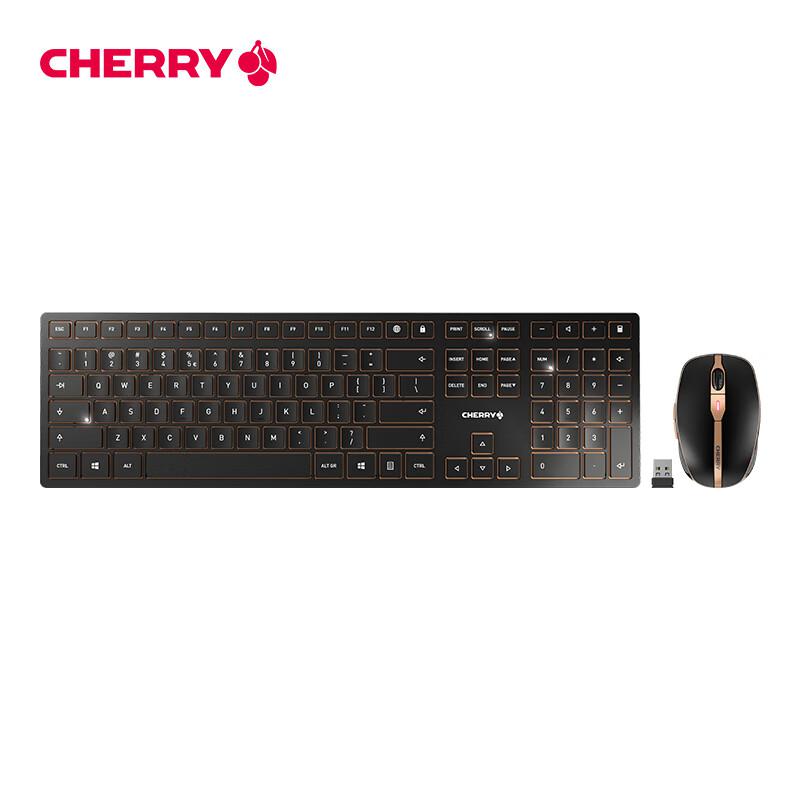 樱桃（CHERRY） JD-9100CN-2/DW9100 无线键鼠套装 黑色（单位：个)