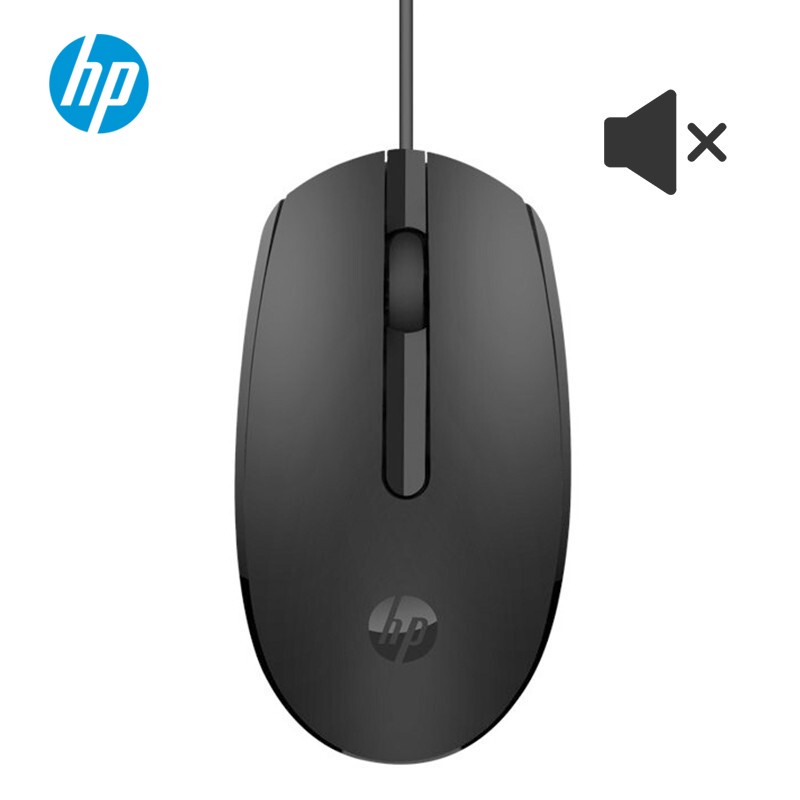 惠普（HP）M10微声版 USB有线鼠标 黑色(单位：个)