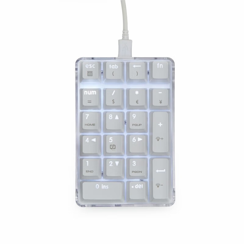 小袋鼠 DS-9817数字发光小键盘 机械键盘 USB接口(单位：个)