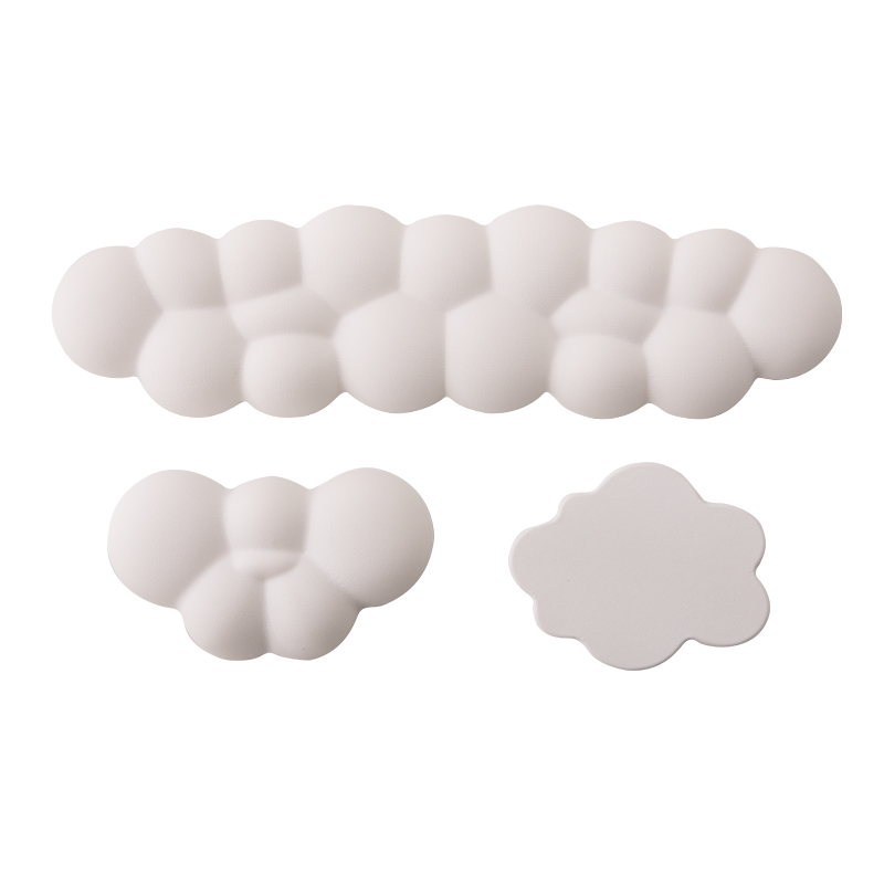 山业 GTOK10W-CLD 云朵腕垫 腕托腕垫杯垫三件套 白色(单位：个)