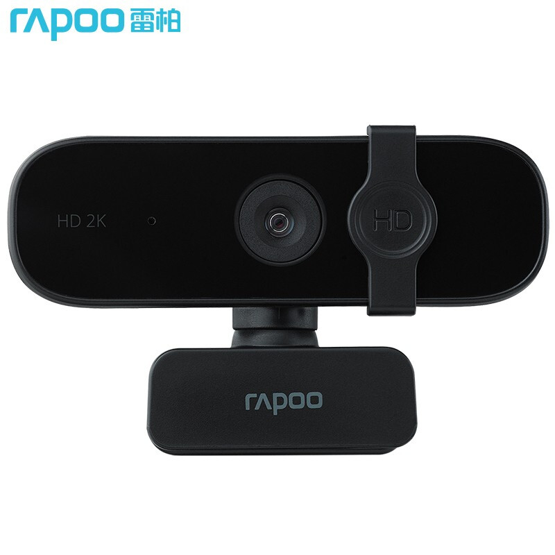 雷柏（Rapoo） C280 2K自动对焦 1440P 摄像头黑色(个)
