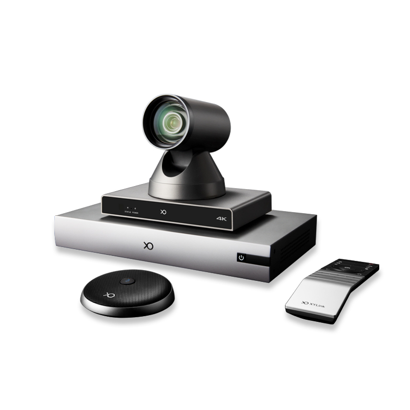 小鱼易连AE650中型会议室4K高清视频会议终端 含摄像头+全向麦克风+无线传屏器及配件（套）