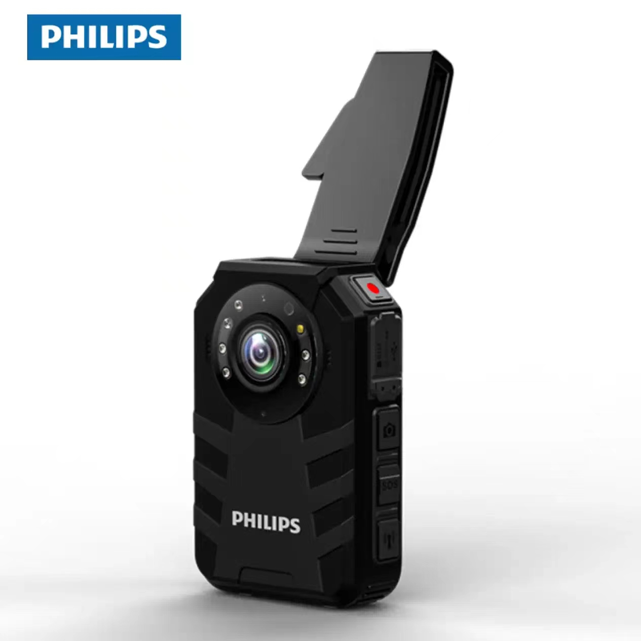 飞利浦(PHILIPS) DSJ-5J 执法记录仪 64G 穿戴式移动视频监控设备 64*95*27mm（单位：台）