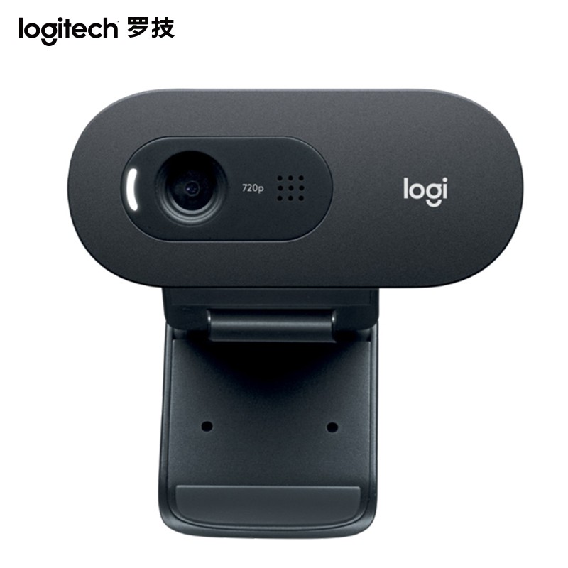 罗技（Logitech） C505e高清摄像头 台式机电脑摄像头 视频会议网课摄像头带麦克风720p(个)