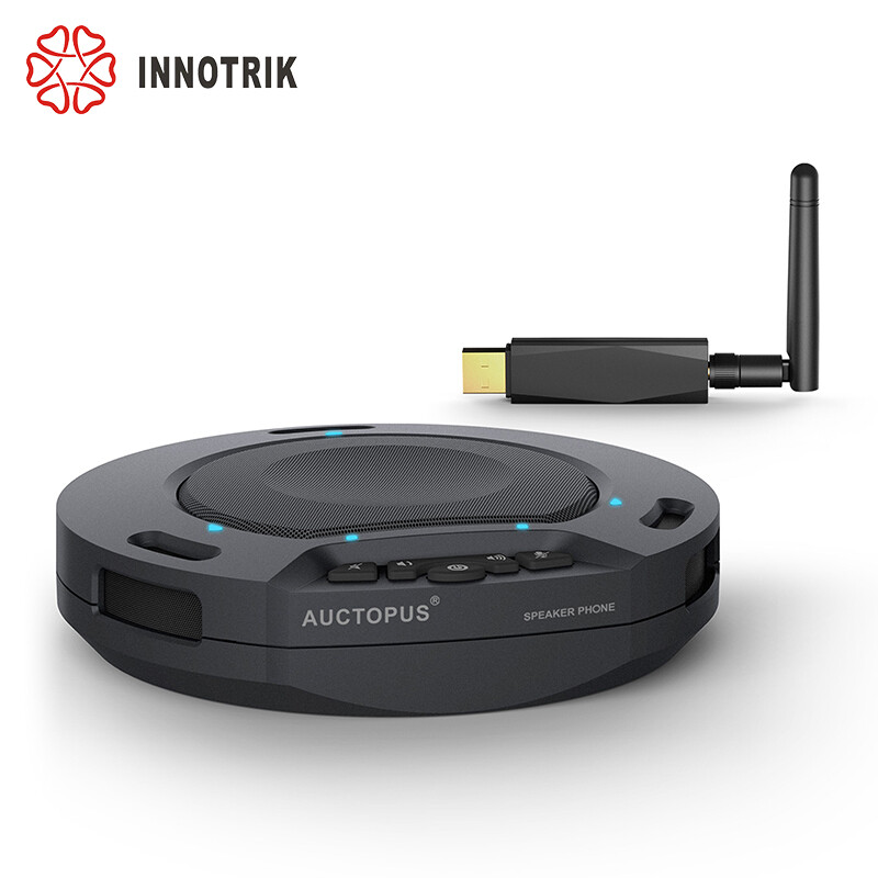音络（INNOTRIK）I-32W 桌面型全向麦克风 USB免驱 即插即用 2.4G无线全向麦（台）