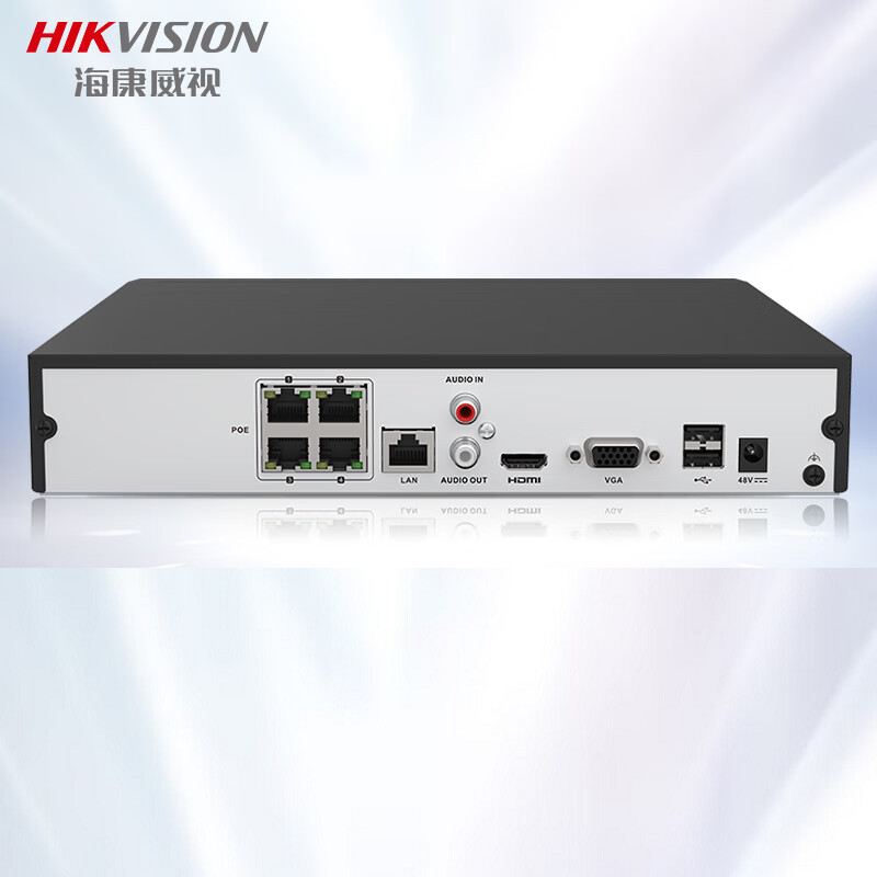 海康威视（HIKVISION）DS-7804N-K1/4P（含2T硬盘）硬盘录像机(单位：台)