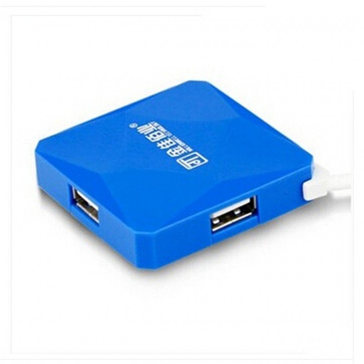 金佳佰业水立方/USB-HUB蓝色方型4口/1.2M(卡)