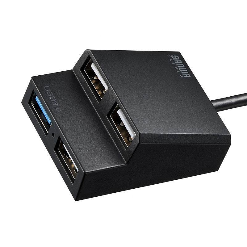 山业USB-3H413BK组合式集线器黑色(个)