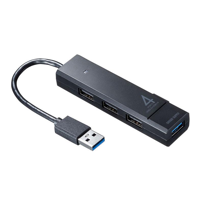 山业USB-3H421BK集线器 USB3.0*1 USB2.0*3黑色（个）