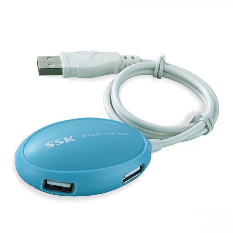 飚王（SSK）飞梭SHU017分线器USB 2.0 HUB一拖四4口扩展集线器 0.6m（个）