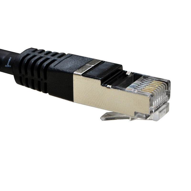 酷比客LCLN6RRECSBK-1.5M六类屏蔽网线1.5米黑色（根）