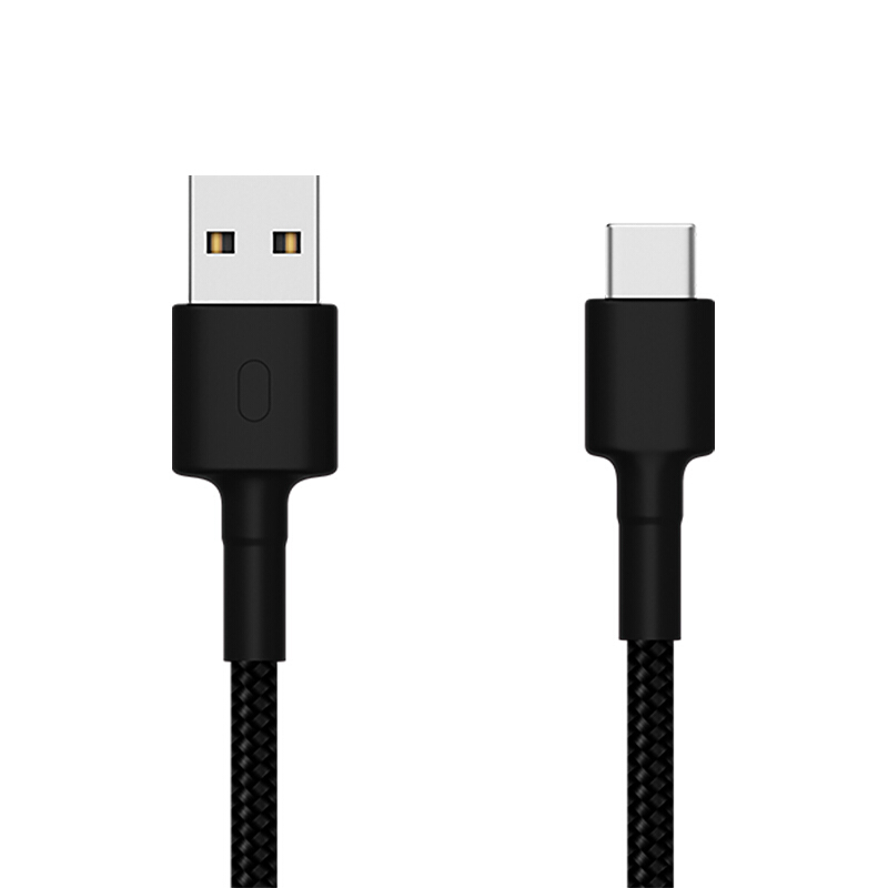 小米USB-C数据线黑编织线版100cm(根)