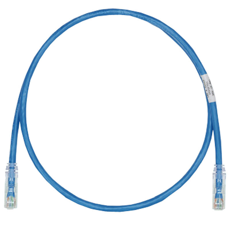 泛达六类非屏蔽铜缆RJ45网线跳线高速蓝色10米(根)