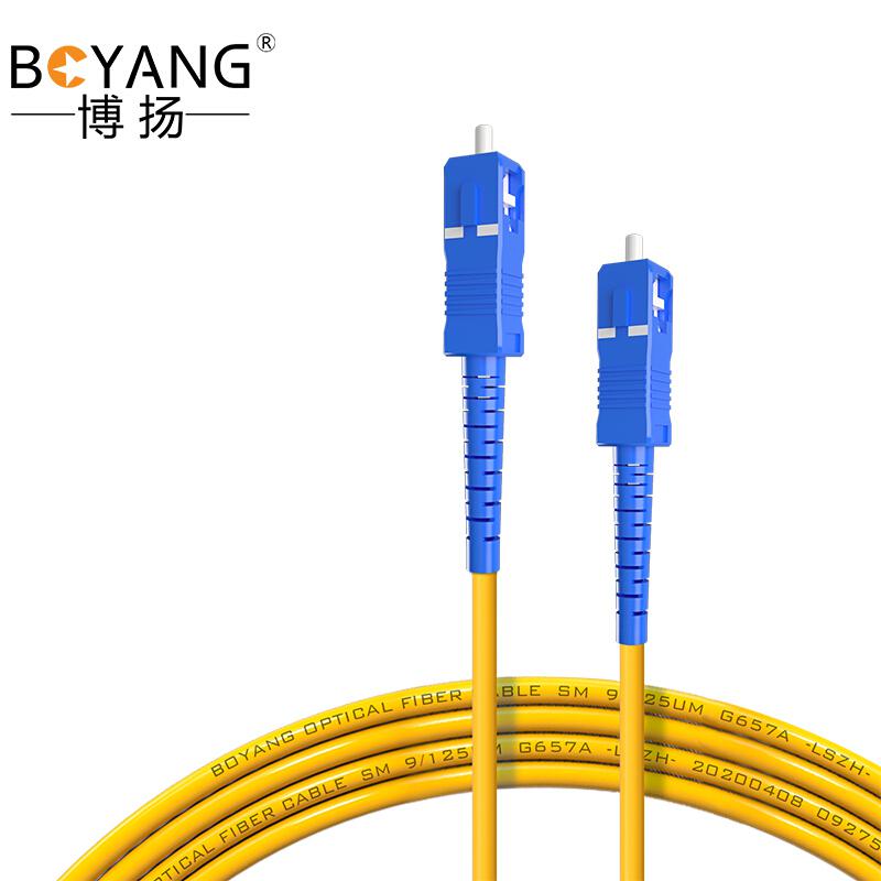 博扬BOYANG BY-10111SM电信级光纤跳线SC-SC 10米（根）