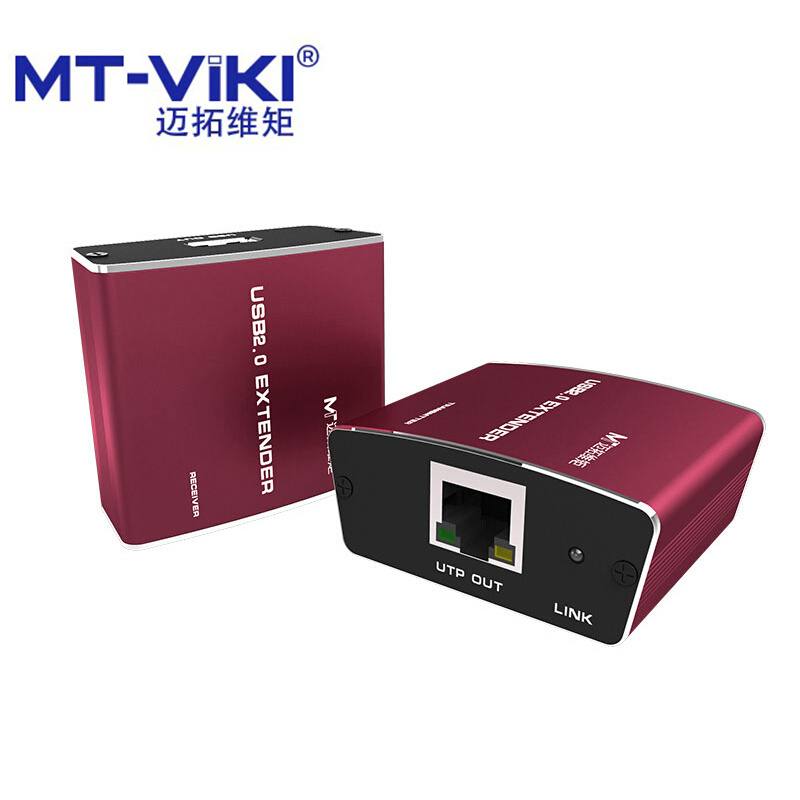 迈拓维矩 MT-450FTUSB2.0延长器RJ45网线转USB100米(对)