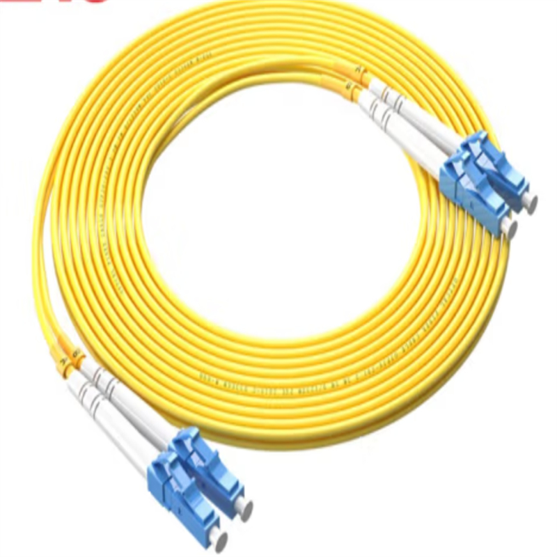 鸿业凌恒LC/UPC;双头尾纤单模9/125;黄色套管;1M;低烟无卤阻燃，定制（根）不含安装