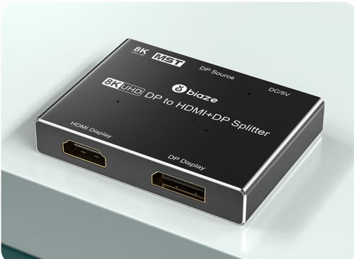 毕亚兹（BIAZE）转换器DP分配器一分二 DP转HDMI/DP ZH131（个）