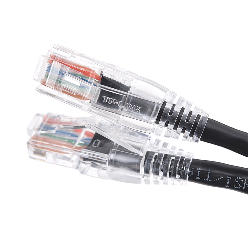 普联(TP-LINK) 超五类非屏蔽网络跳线 工程级CAT5e类网线 TL-EC5e00-3(黑)3米 黑色（单位：件）