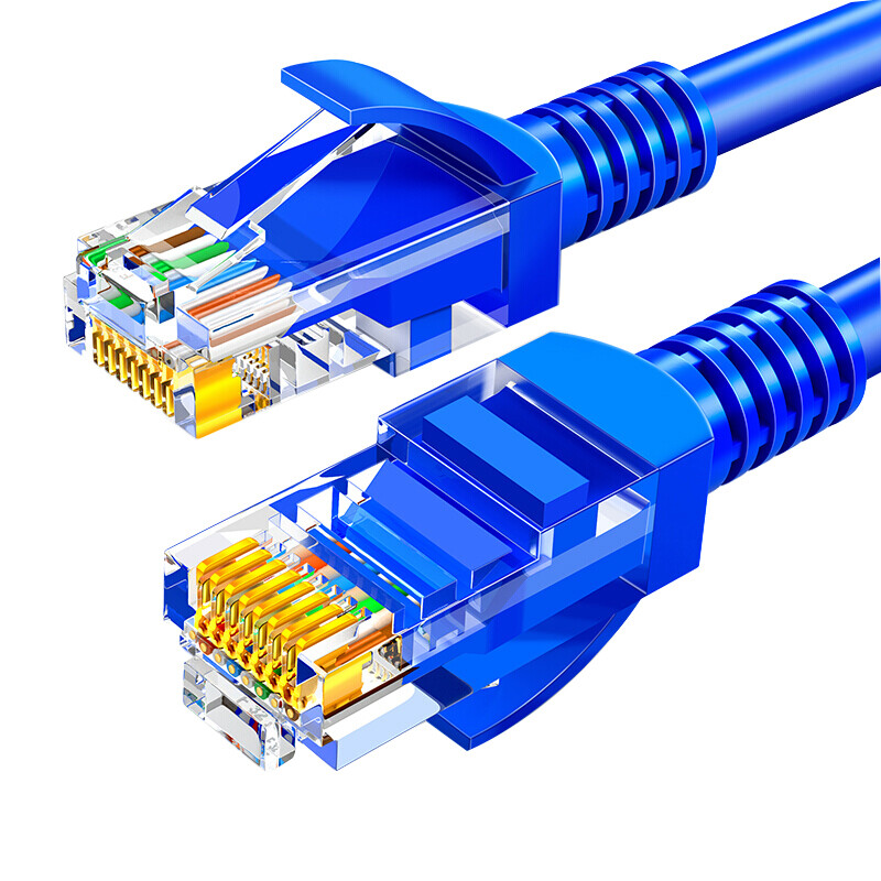 俊滢 JY-WLX05 超五类 数据延长线 5米 蓝色 （条）