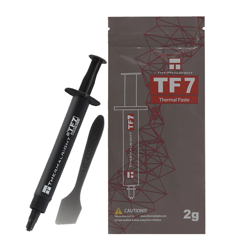 利民（Thermalright）TF7 2g导热硅脂 CPU散热膏导热系数12.8笔记本导热膏显卡导热硅脂（单位：个）