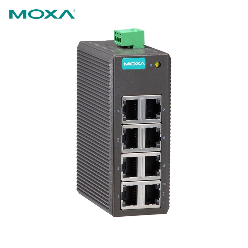 摩莎（MOXA）EDS-208 以太网交换机8端口（台）
