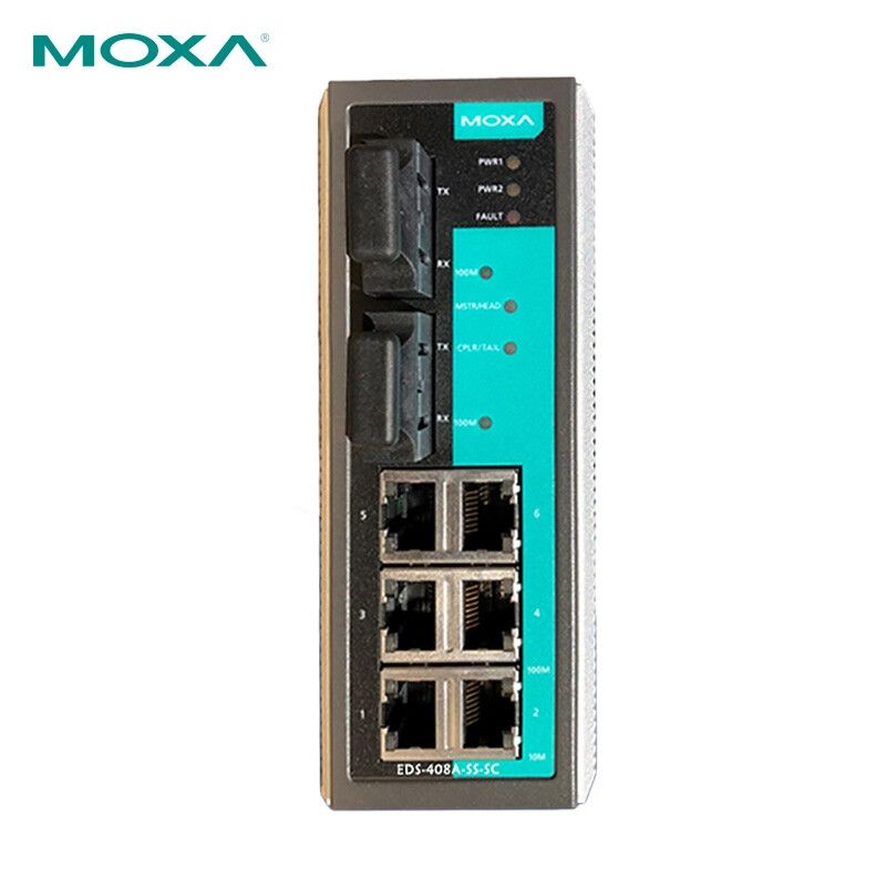 摩莎（MOXA）EDS-408A-SS-SC 8口管理型以太网交换机（单位：台）