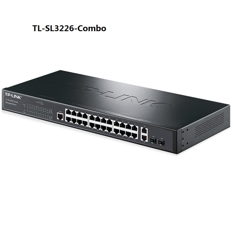 TP-LINK 企业级二层网管型以太网交换机网络分线器集线器分流器 SL3226-Combo（单位：台）