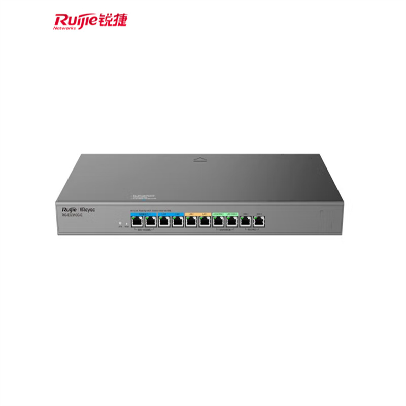 锐捷（Ruijie）RG-EG310G-E 企业级千兆网关路由器多WAN口 带机量300（台）