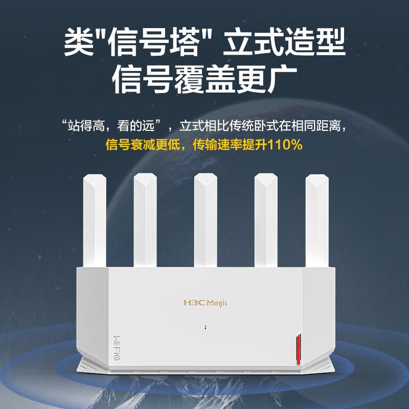 新华三（H3C）Magic NX30Pro路由器WiFi6无线AX3000（个）