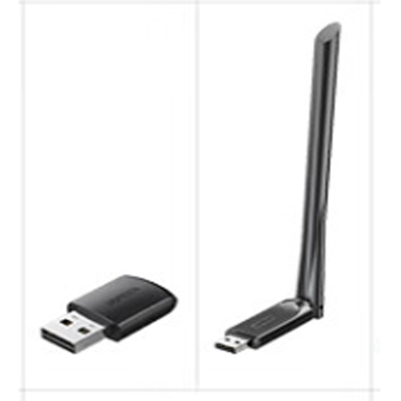 绿联  USB无线网卡电脑随身WiFi接收器 免驱AC650M双频5G网卡 90339 （单位：个）