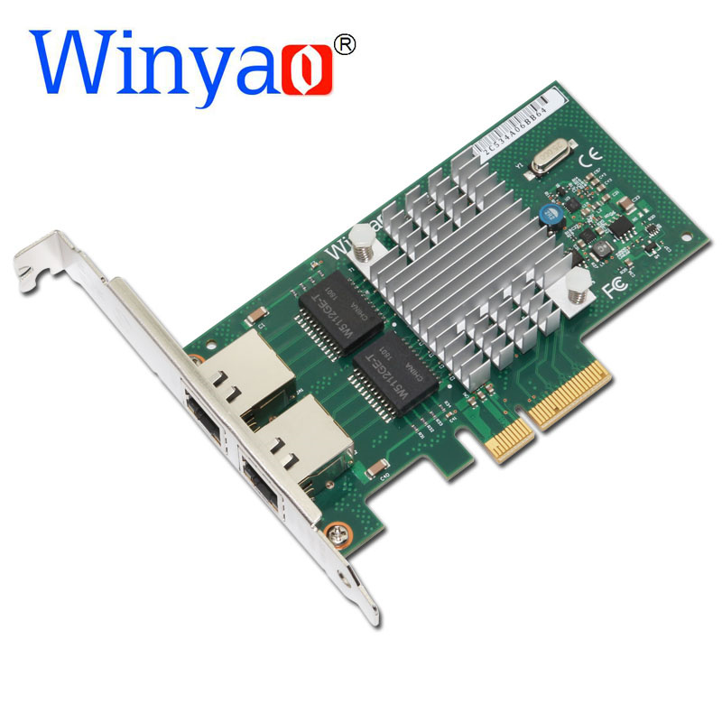 WINYAO WY580-T2服务器双口千兆网卡PCI-E X4（块）
