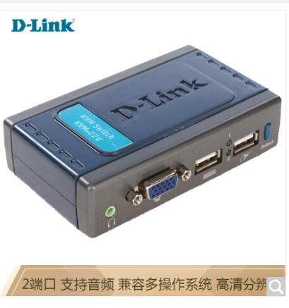 友讯（D-Link）DKVM-22U 桌面型 KVM切换器  (个)