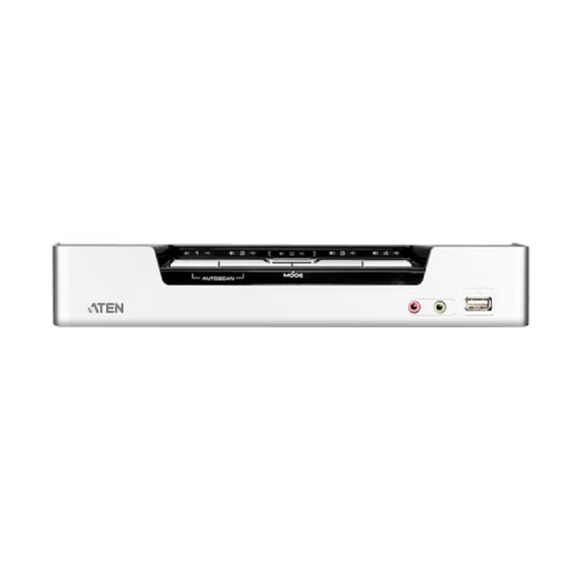 宏正（ATEN）CS1794 KVM切换器 USB2.0 银色（单位：个）