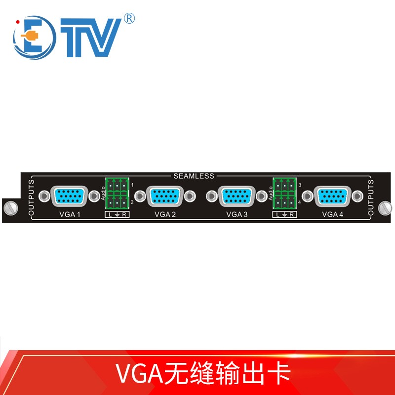 翌特视讯DMS1520单卡4路VGA输出卡视频矩阵(单位：个)